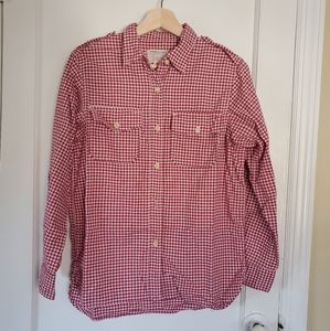 Current/Elliott 100% Cotton Gingham Shirt